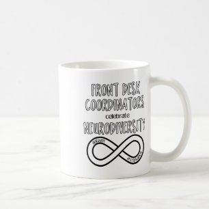 Rezeption feiert Neurovielfalt-Akzeptanz Kaffeetasse