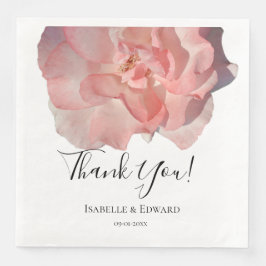 Rezeption für Hochzeiten in Rosa Rose Serviette