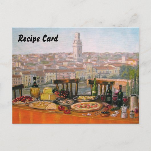 Rezeption Italienisch Fine Art Postkarte (Vorderseite)