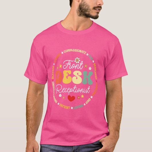 Rezeptionist Admin Squad T-Shirt (Vorderseite)