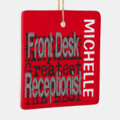 Rezeptionist CUSTOM Keramikornament (Rechts)