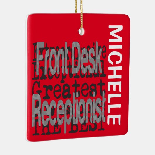 Rezeptionist CUSTOM Keramikornament (Rechts)