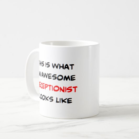 Rezeptionist, phantastisch kaffeetasse (Vorderseite Links)