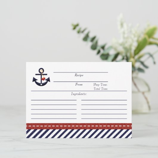 Rezeptionskarte (Stehend Vorderseite)