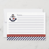 Rezeptionskarte (Rückseite)