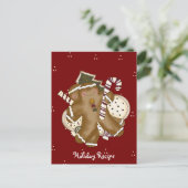 Rezeptionskarten für den Urlaub Feiertagspostkarte (Stehend Vorderseite)