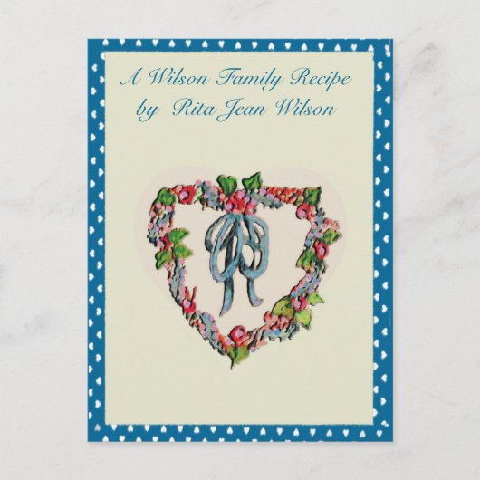 Rezeptionskarten Postkarte (Vorderseite)