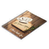 Rezeptjournal für neue Traditionen | Holz-Rezept Notizblock (Linke Seite)