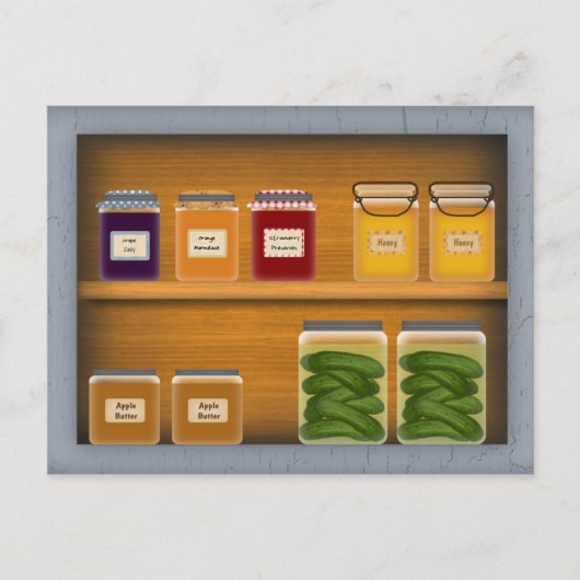 Rezeptkarte für den Landesdurchschnitt Postkarte (Vorderseite)