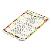 Rezeptkarte für Taco casserole Magnet (Linke Seite)