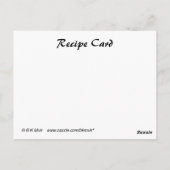 Rezeptkarte - Paprika Postkarte (Rückseite)
