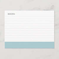 Rezeptkarte