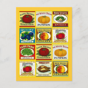 Rezeptkarte Postkartendesign, um Lieblingsrezepte Postkarte