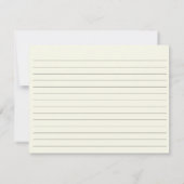 Rezeptkarte von Mason Jar & Hydrangeas (Rückseite)