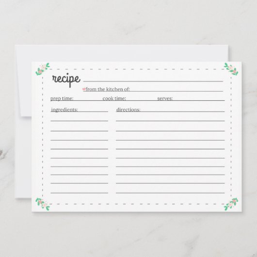 Rezeptkarten (Vorderseite)