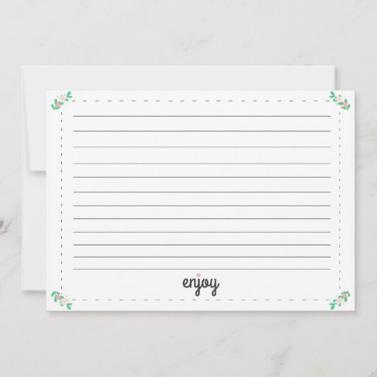 Rezeptkarten (Rückseite)