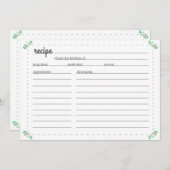 Rezeptkarten (Vorne/Hinten)