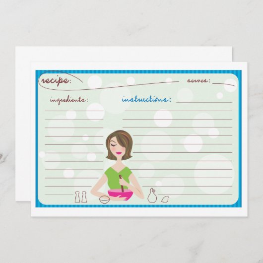 Rezeptkarten (Vorne/Hinten)