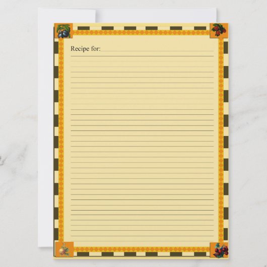 Rezeptkarten (Vorderseite)