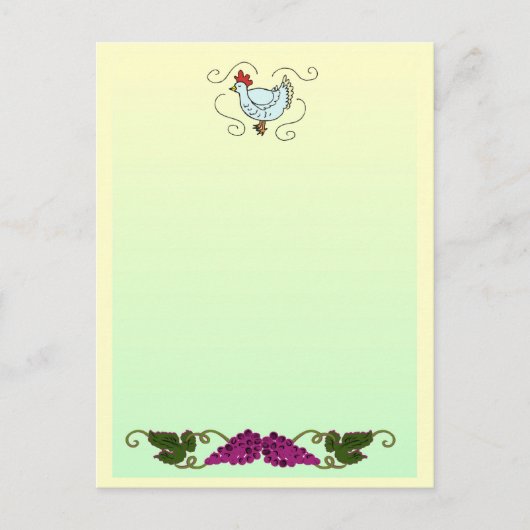 Rezeptkarten Postkarte (Vorderseite)