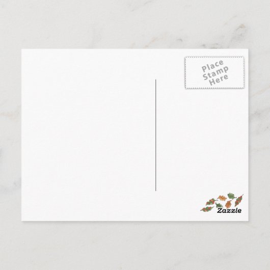 Rezeptkarten Postkarte (Rückseite)