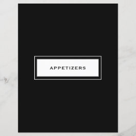 Rezeptkategorie | Appetithappen | Schwarz/Weiß
