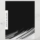 Rezeptkategorie | Suppen und Salate | Schwarz/Weiß (Rückseite)