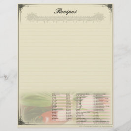 Rezeptorbriefe mit Umrechnungen für Messungen