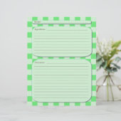 Rezeptseite mit grünem Licht (Stehend Vorderseite)