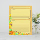 Rezeptseite zum Thema Herbst (Stehend Vorderseite)