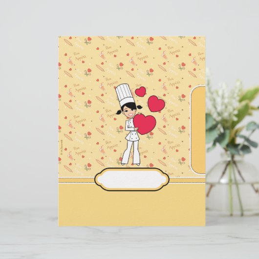 Rezeptseiten - Illustriert (Stehend Vorderseite)