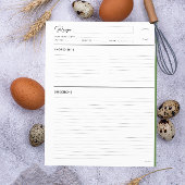 Rezeptseiten mit Linken Moderne im Format Grüne Bu