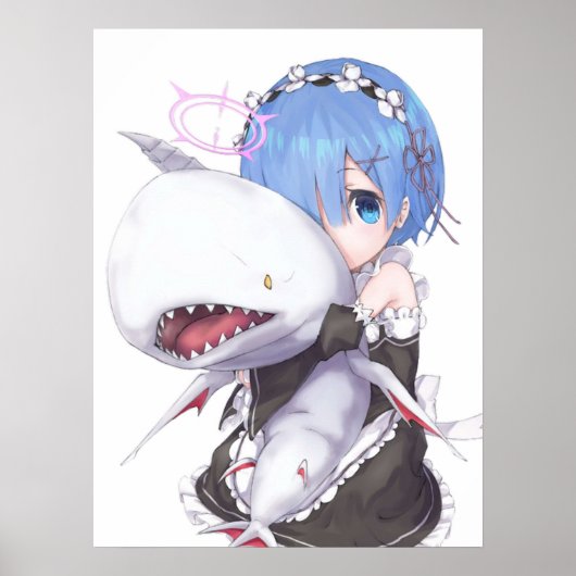 ReZero Rem niedlich Poster (Vorne)