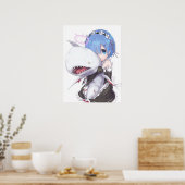 ReZero Rem süß Poster (Küche)