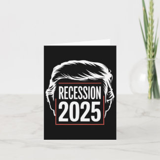 Rezession 2025 dank Trumps ironischem politischem  Karte