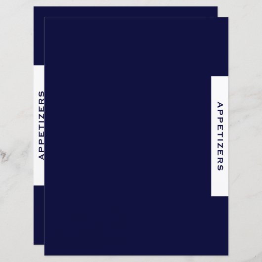 Rezessionsabteilung | Appetithappen | Einfache Mar (Vorne/Hinten)