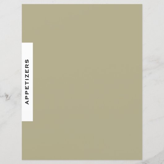 Rezessionsabteilung | Appetithappen | Seite Schwar (Rückseite)