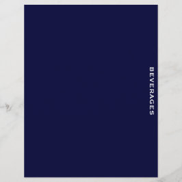 Rezessionsabteilung | Blau und Weiß | Getränke