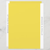 Rezessionsabteilung | Breads & Rolls | Einfach gel (Vorne/Hinten)