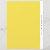 Rezessionsabteilung | Breads & Rolls | Einfach gel (Vorderseite)