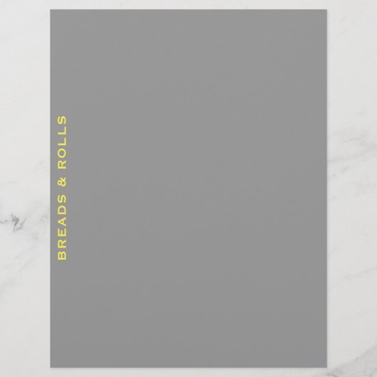 Rezessionsabteilung | Breads & Rolls | Grau und Ge (Rückseite)