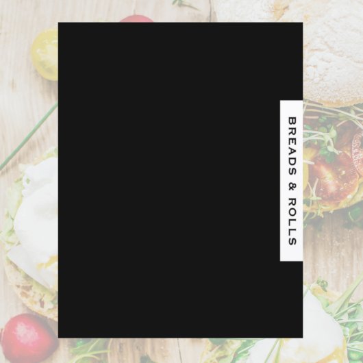 Rezessionsabteilung | Breads & Rolls | Schwarz/Wei