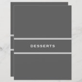 Rezessionsabteilung | Desserts | Grau (Vorne/Hinten)