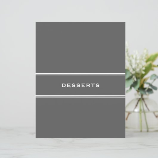 Rezessionsabteilung | Desserts | Grau (Stehend Vorderseite)