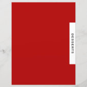 Rezessionsabteilung | Desserts | Rot Schwarz/Weiß (Vorderseite)