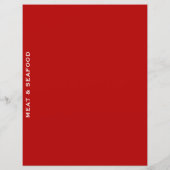 Rezessionsabteilung | Fleisch und Meeresfrüchte | (Rückseite)