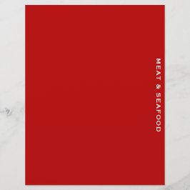 Rezessionsabteilung | Fleisch und Meeresfrüchte | 