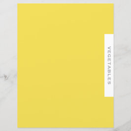 Rezessionsabteilung | Gemüse | Gelb, grau und weiß