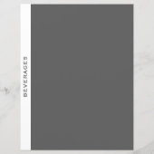 Rezessionsabteilung | Getränke | Grau und Weiß (Rückseite)