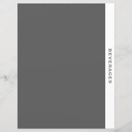 Rezessionsabteilung | Getränke | Grau und Weiß